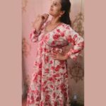 Aliya Cut Kurti with Floral Printed Kurti