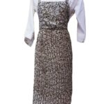 Georgette Western floral Frock - XL SIZE