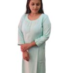 Cotton Blend Regular  Simple Elegant Kurti