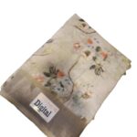 Designs Linen Cotton Digital Print Saree - Sandal