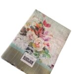 Handloom Cotton saree wtih Digital Print - Green