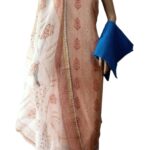 Unstitched Khadi cotton suit dressmaterial