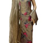 Unstitched cotton printed dress material