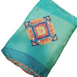 Apple Devika - Chiffon Diamond Design saree with blouse