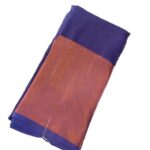 Trending Plain Sarees with big border - Navy Blue