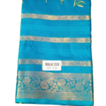 Women's Printed Malai Silk Saree With Unstiched Blouse