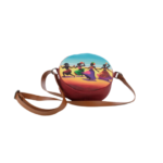 A1 - Women's Sling Bag with Adjustable Shoulder Straps, Perfect to Gift - Brown