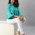 Prisma Churidar Leggings-White