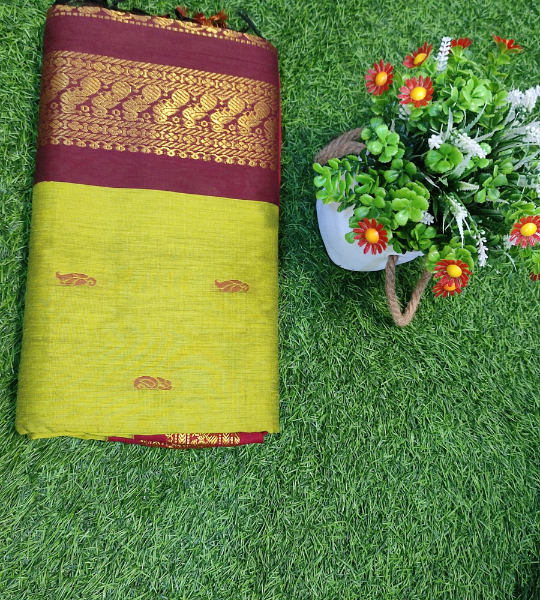 Kalyani Cotton Saree With Double Side Border