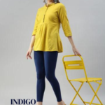 Prisma Ankle Leggings-Indigo