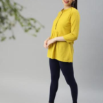 Prisma Ankle Leggings-Navy
