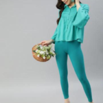 Prisma Ankle Leggings-Rama Blue