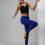 Prisma Churidar Leggings-ROYAL BLUE