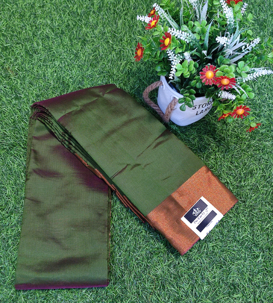 Silk Cotton Saree With Blouse