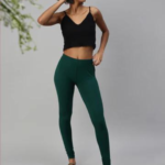 Prisma Churidar Leggings - BOTTLE GREEN