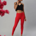 Prisma Churidar Leggings-RED