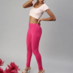 Prisma Churidar Leggings- RANI PINK