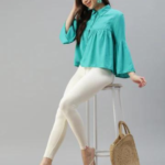 Prisma Ankle Leggings-CREAM