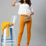 Prisma Churidar Leggings - MUSTARD