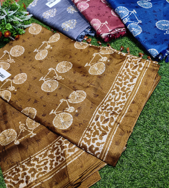 Sri Valli Cotton Saree With Zalar