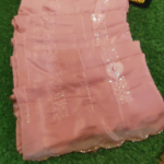 The Exquisite Party Wear Russian Silk Saree