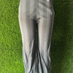 Palazzo With Stripes And Pocket - Gray