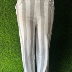 Palazzo With Stripes And Pocket - White