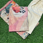 Tissue Silk With Beautiful Digital Print Kurti Set