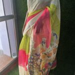 Linen Jari Digital Print -Pushpa 2 Saree (PINK)