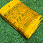 GLOMINR - Jute Saree With Blouse