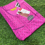 Aswathi Brand Cotton Zip Nighty With Side Packet - 3XL