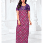 Pranjul Cotton Nighyty Fully Stitched With Side Packet