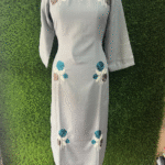 Women's Cotton Kurti With Embroidery