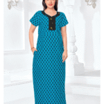 Pranjul Cotton Nighyty Fully Stitched With Side Packet