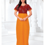 Pranjul Cotton Nighyty Fully Stitched With Side Packet
