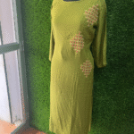 Women's Reyon Cotton Kurti With Embridery -XL SIZE