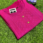 Women's  Cotton Kurtis with Embroidery -L size